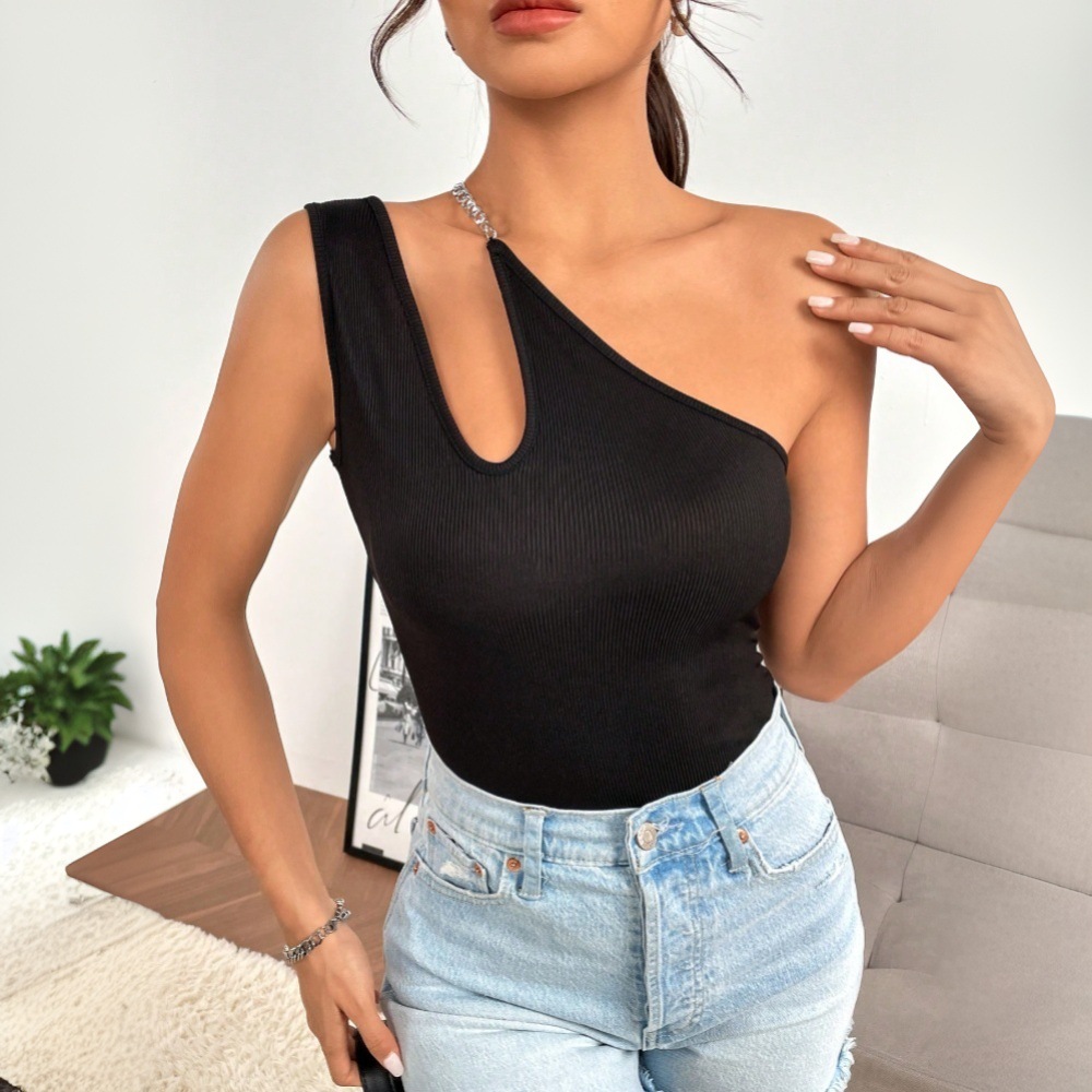 Blouse Off Shoulder - Blusa Feminina Sexy Sem Mangas com