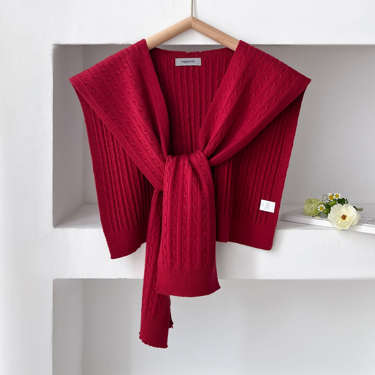 Blouse Off Shoulder - Novo coreano outono malha xale blusa