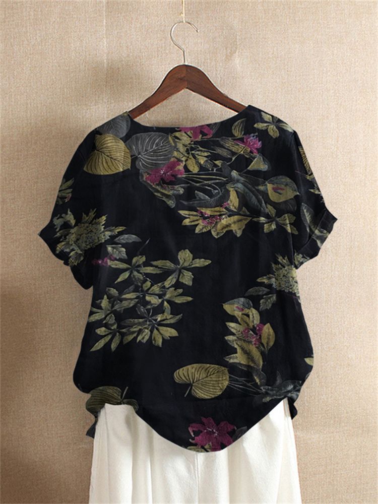 Zanzea camisa de algodão femin - Romper Floral Print avaliação e preço