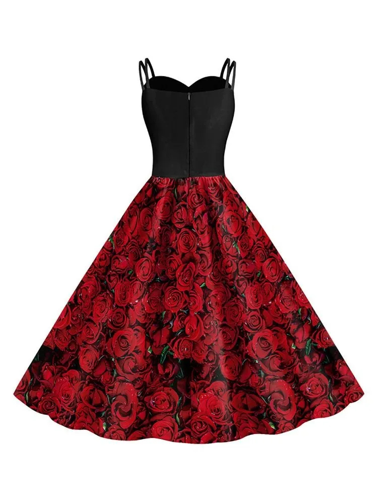 Vestido de Cosplay para Adoles - Romper Floral Print avaliação e preço